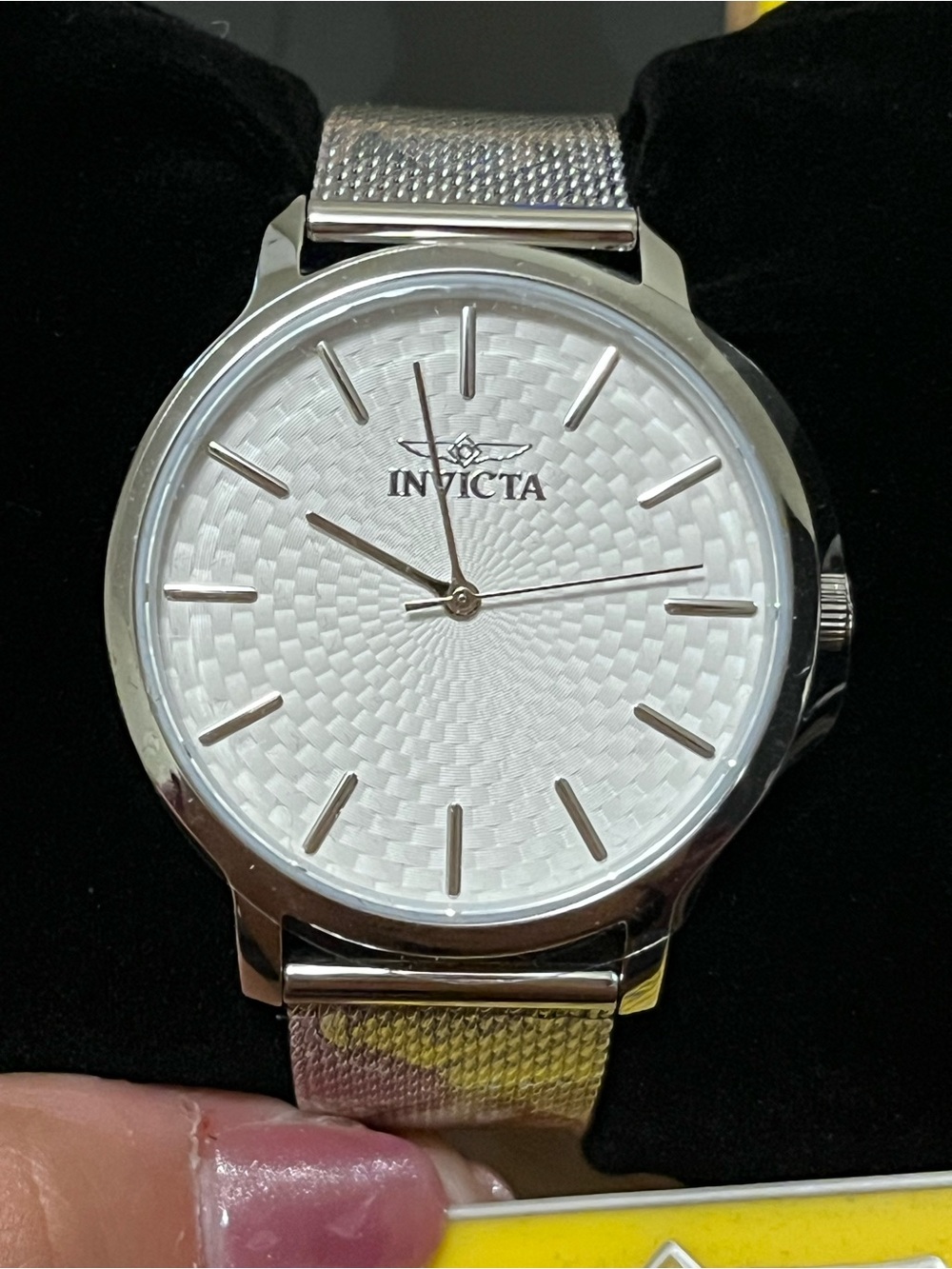 Invicta Wildflower Maylen 48972 Silver 38mm Mesh Watch NWT - Picture 4 of 11